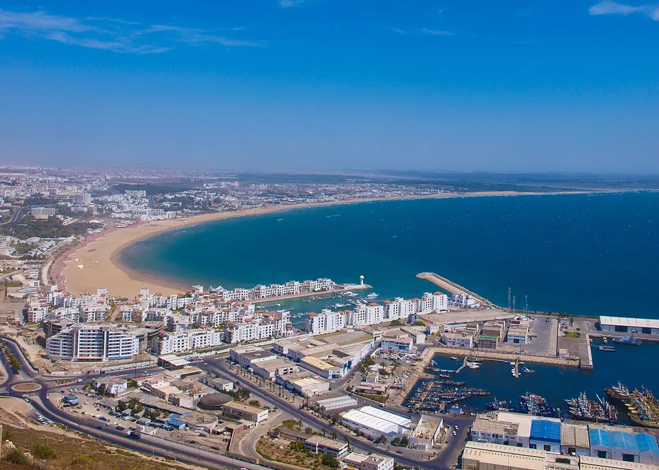 Agadir: Areal view of Agadir