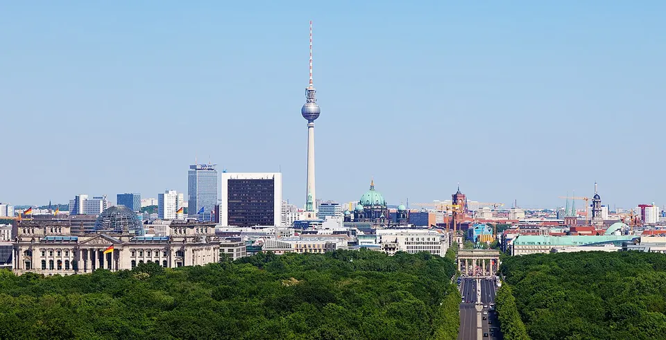 Berlin: Berlin Cityscape seen from Victory Column
