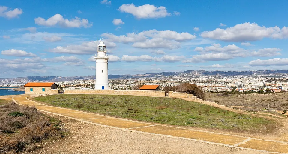 Paphos: Lighthouse‎, Paphos Archaeological Park, Cyprus