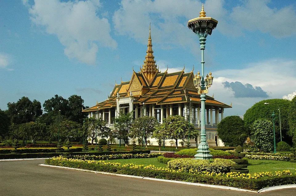 Kambodscha: Preah Tineah Chanchhaya, Royal Palace.